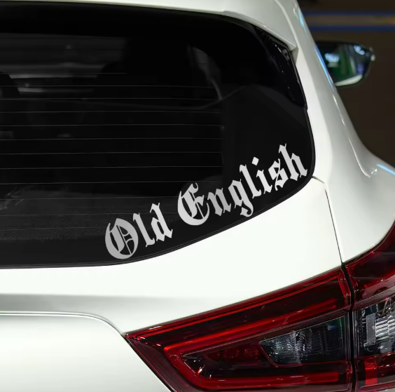 Custom Stickers Car Windshield Personalized Text Font Vinyl Decor Decal Creative Window DIY Decaration Truck Auto Accessories