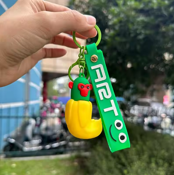 Tralalero Tralala Animals Keychains Anime Tung Tung Sahur Brainrot Car Keys Ring Action Figures Toy Keychains Bags Pendant