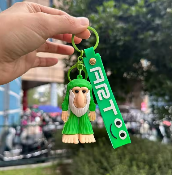 Tralalero Tralala Animals Keychains Anime Tung Tung Sahur Brainrot Car Keys Ring Action Figures Toy Keychains Bags Pendant