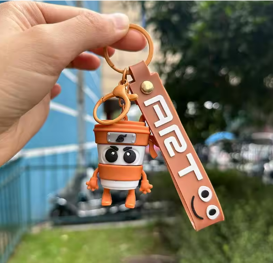 Tralalero Tralala Animals Keychains Anime Tung Tung Sahur Brainrot Car Keys Ring Action Figures Toy Keychains Bags Pendant