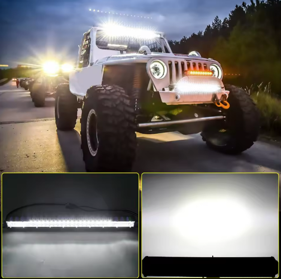 CO LIGHT Super Slim 12D 8" 20" 32" LED Bar Spot Flood Beam LED Light Bar for Tractor Boat Offroad 4WD 4x4 Trucks SUV ATV 12V 24V