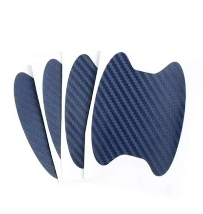 4Pcs/Set Car Door Sticker Carbon Fiber Scratches Resistant Cover Auto Handle Protection Film Exterior Styling Car Accessories